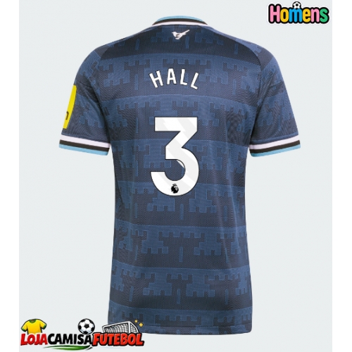 Camisa de Futebol Newcastle United Lewis Hall #3 Equipamento Secundário 2026-27 Manga Curta